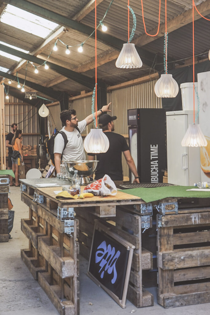 Mellow Joint™ Table at Roskilde Festival Circular Lab