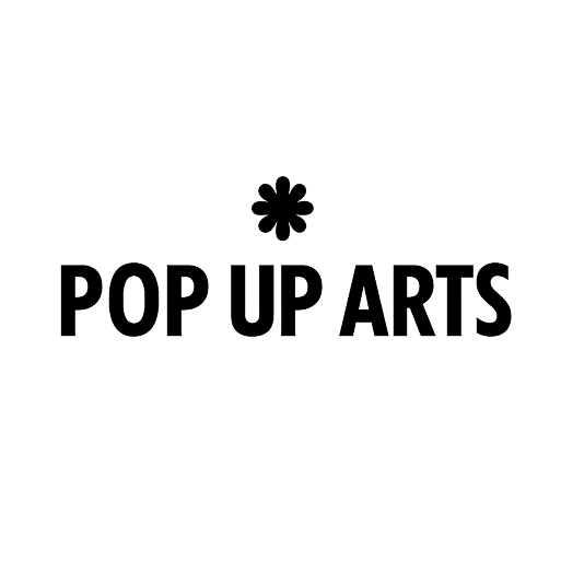 pop up arts logotype